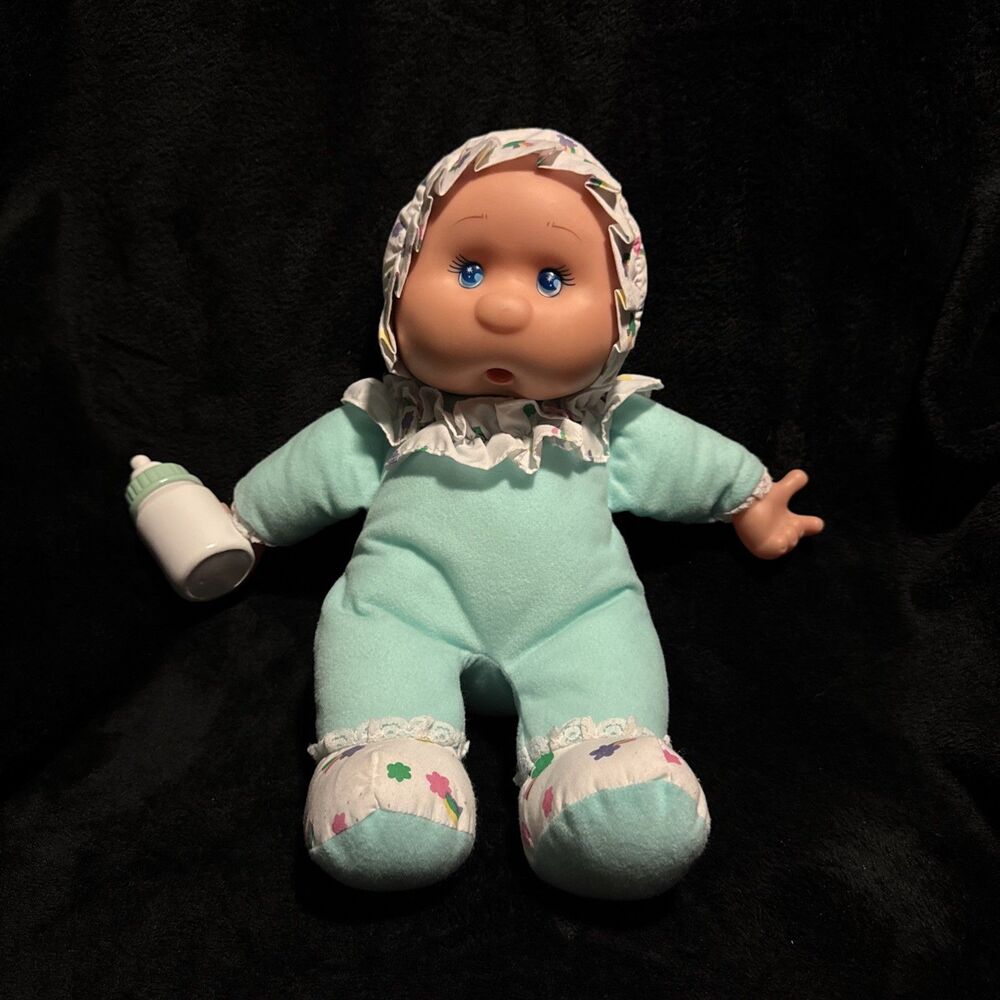 Vintage Goldberger Lollipalooza Baby Doll Rubber Face Bottle Thumb Sucking 1998